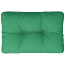 Palletkussen 60x40x12 cm stof groen
