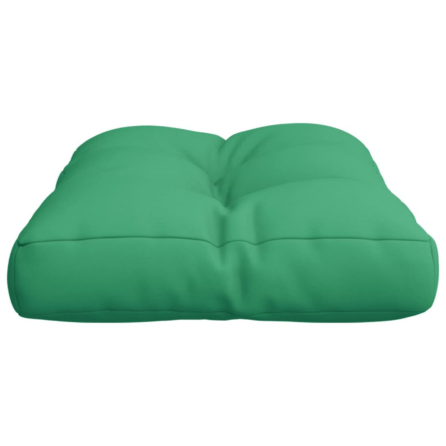 Palletkussen 60x40x12 cm stof groen