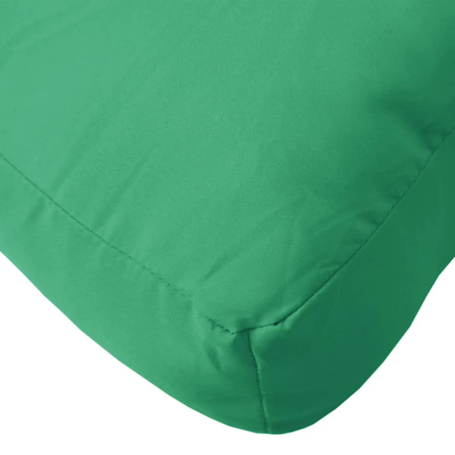 Palletkussen 60x40x12 cm stof groen
