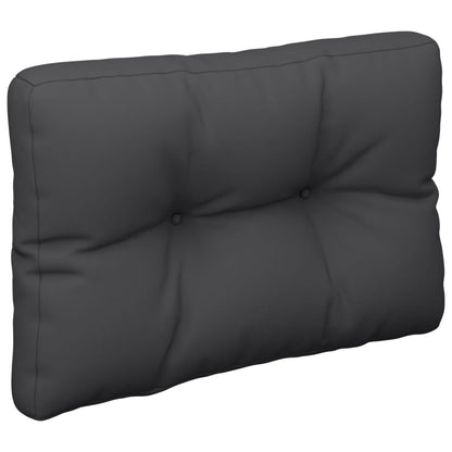 Palletkussen Stof Zwart 60 x 40 x 12 cm