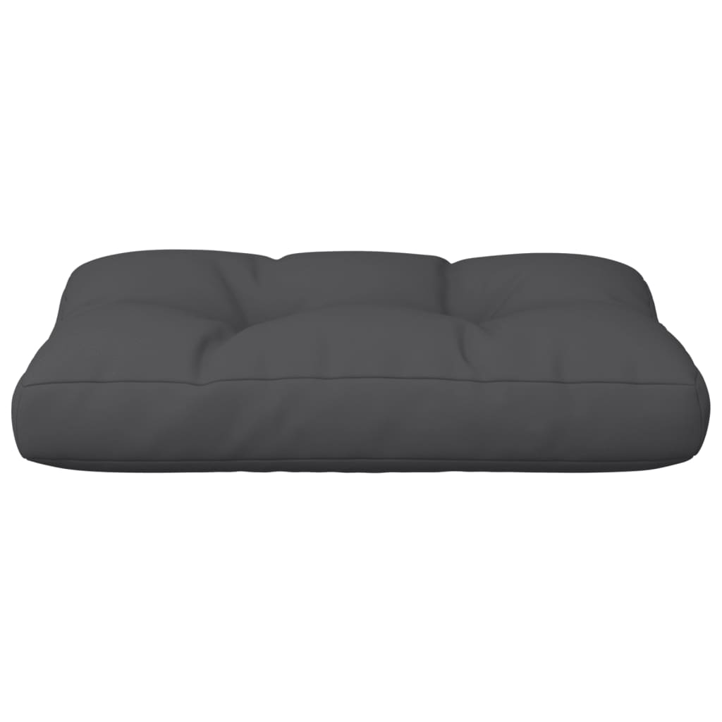 Palletkussen Stof Zwart 60 x 40 x 12 cm