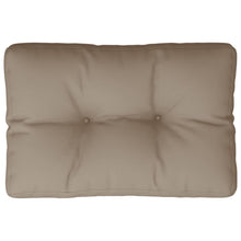 Palletkussen Stof Taupe 60 x 40 x 12 cm