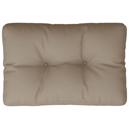 Palletkussen Stof Taupe 60 x 40 x 12 cm