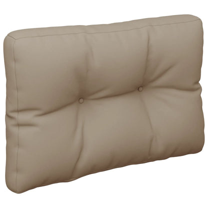 Palletkussen Stof Taupe 60 x 40 x 12 cm