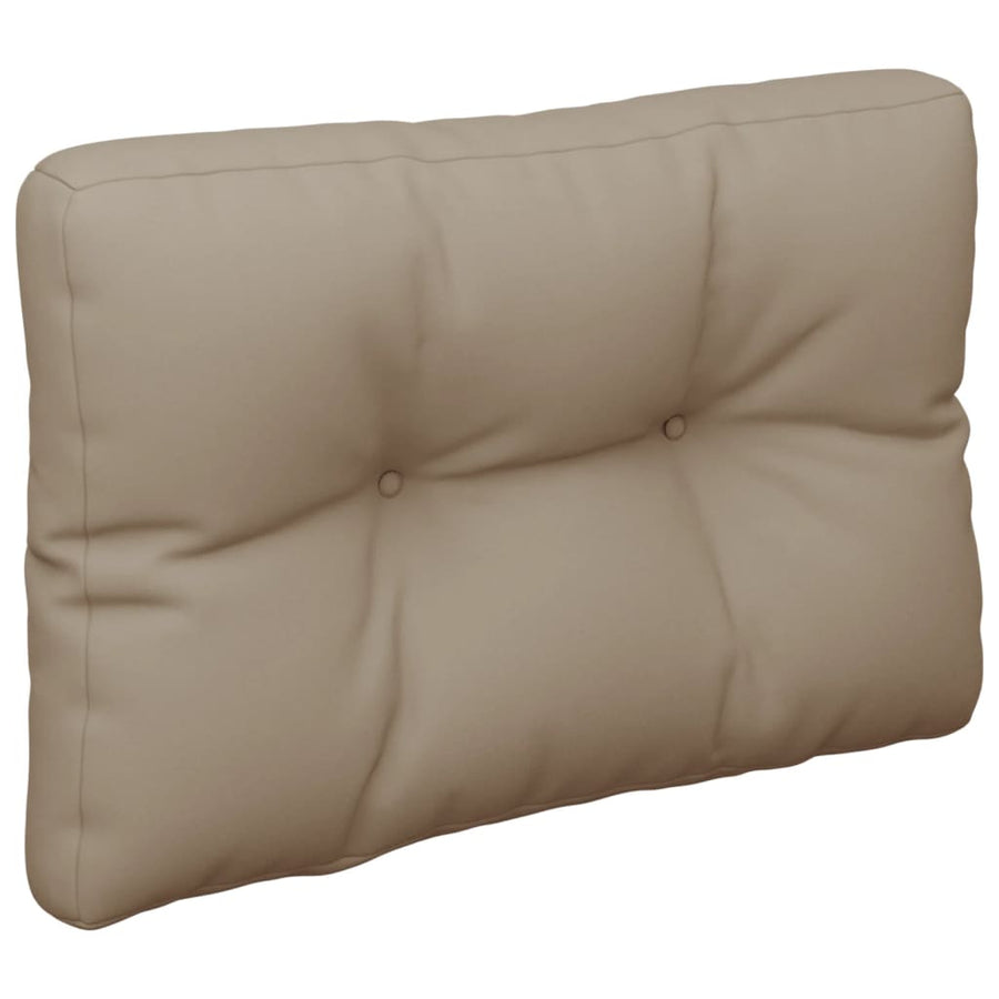 Palletkussen Stof Taupe 60 x 40 x 12 cm