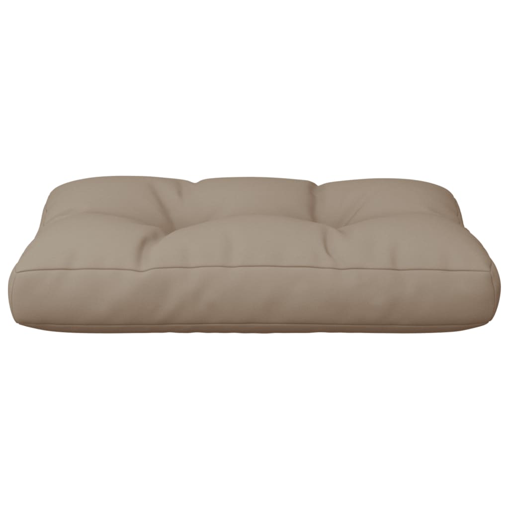 Palletkussen Stof Taupe 60 x 40 x 12 cm