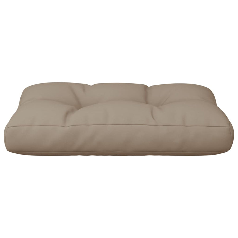 Palletkussen Stof Taupe 60 x 40 x 12 cm