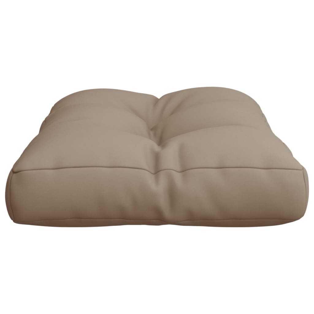 Palletkussen Stof Taupe 60 x 40 x 12 cm