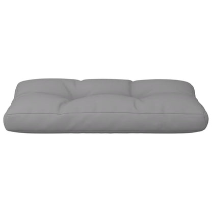 Palletkussen 70x40x12 cm stof grijs