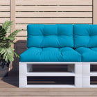 Pallet Cushion 70x40x12 Cm Fabric Light Blue