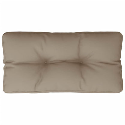 Palletkussen 70x40x12 cm stof taupe
