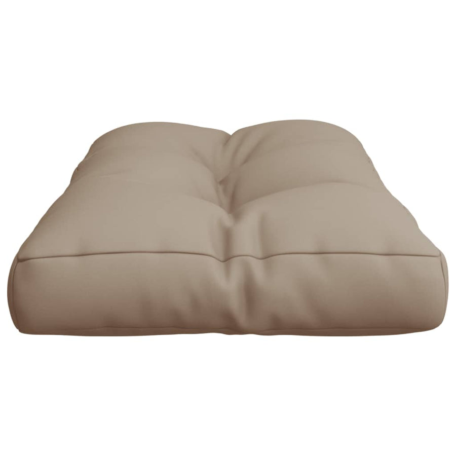 Palletkussen 70x40x12 cm stof taupe