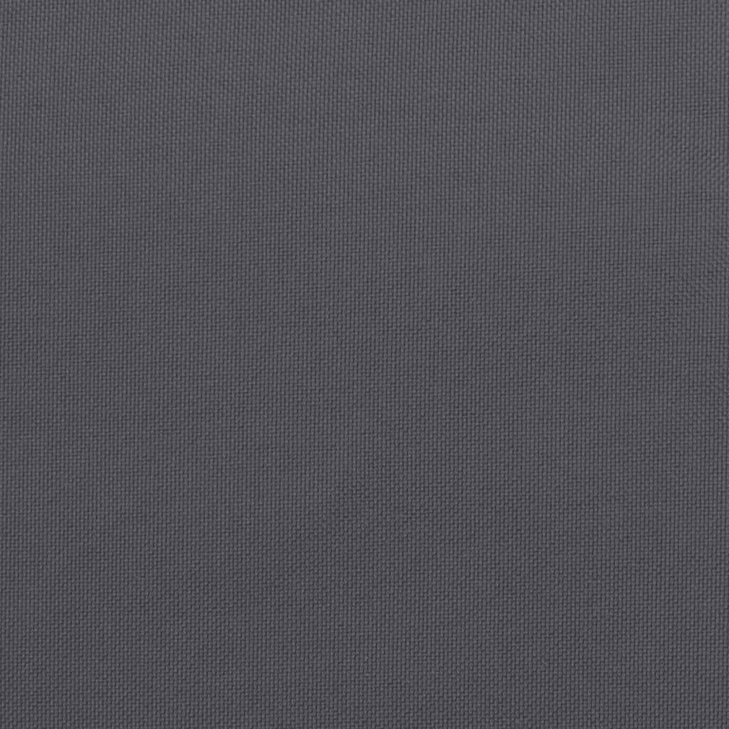 Palletkussen 80x40x12 cm stof antracietkleurig