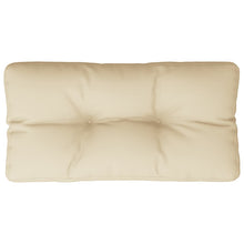 Palletkussen 80x40x12 cm stof beige