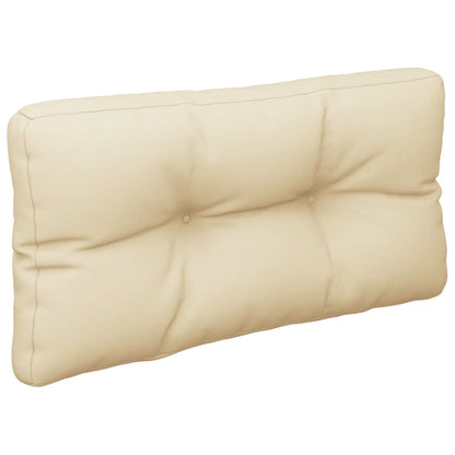 Palletkussen 80x40x12 cm stof beige