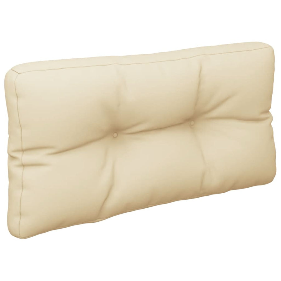Palletkussen 80x40x12 cm stof beige