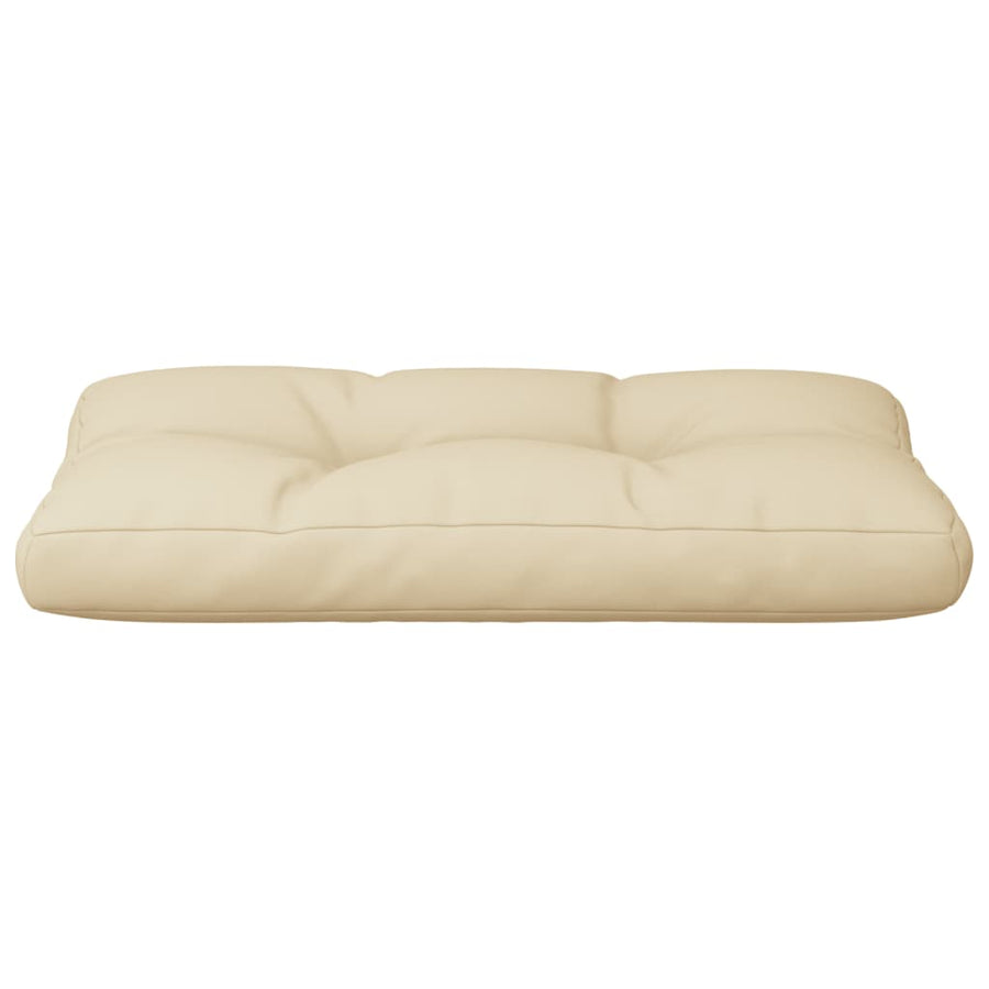 Palletkussen 80x40x12 cm stof beige