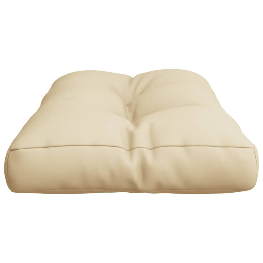 Palletkussen 80x40x12 cm stof beige