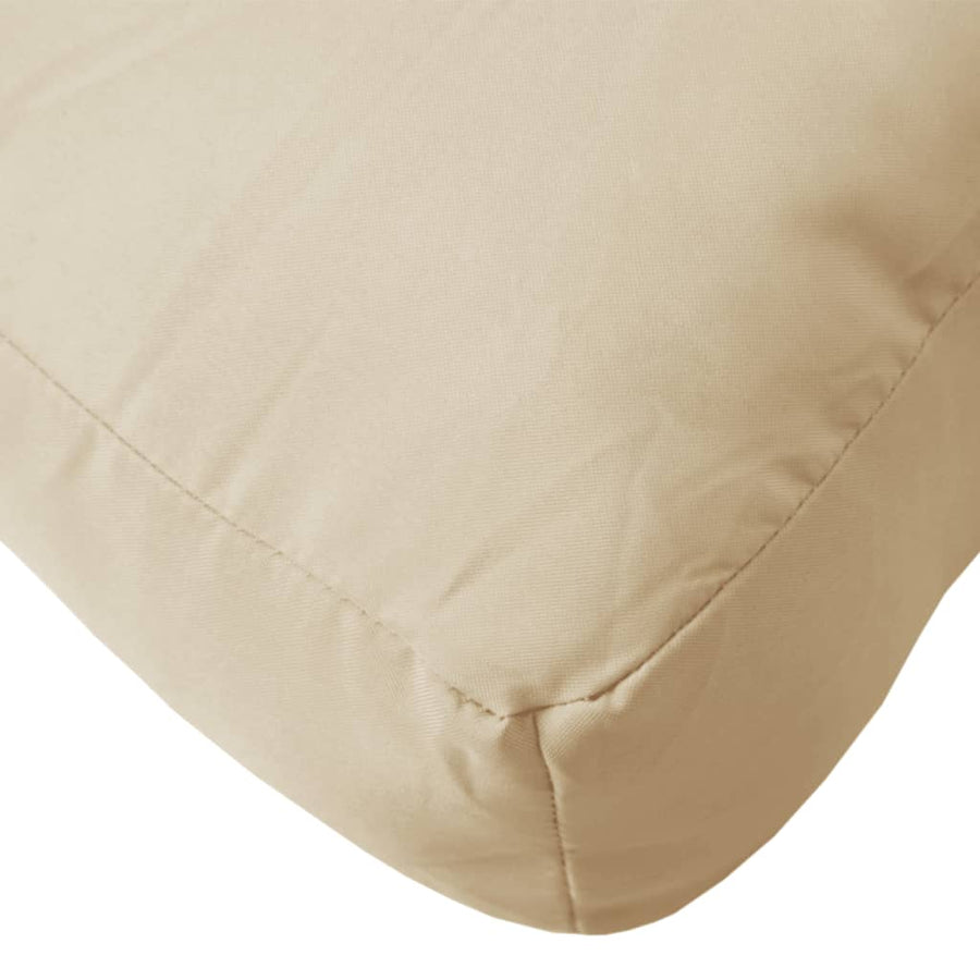 Palletkussen 80x40x12 cm stof beige