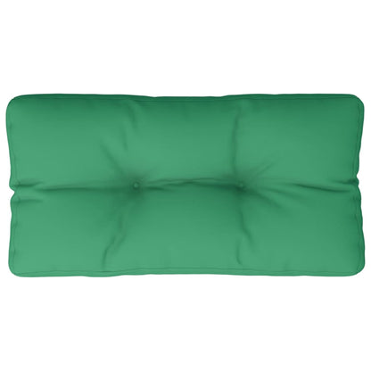 Palletkussen 80x40x12 cm stof groen