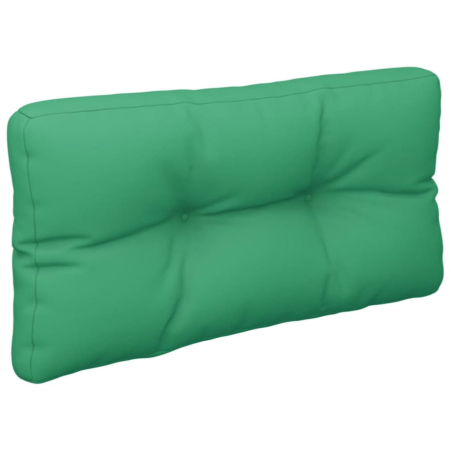 Palletkussen 80x40x12 cm stof groen