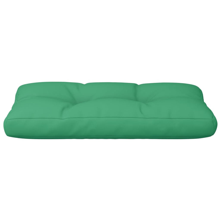 Palletkussen 80x40x12 cm stof groen