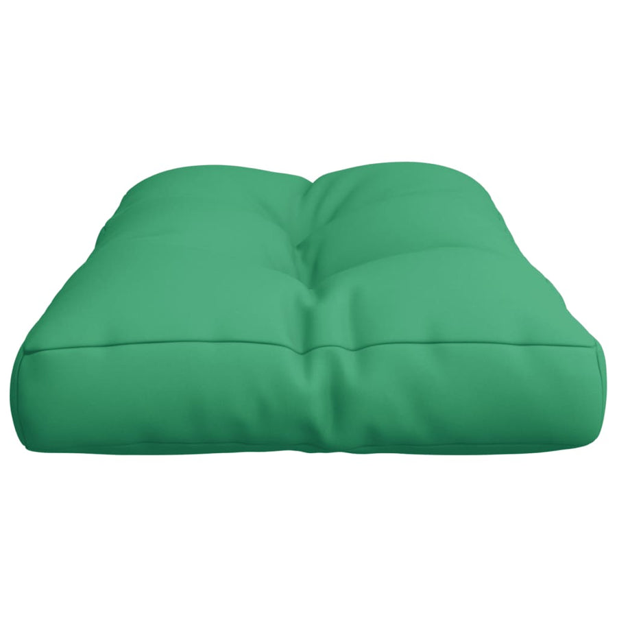 Palletkussen 80x40x12 cm stof groen