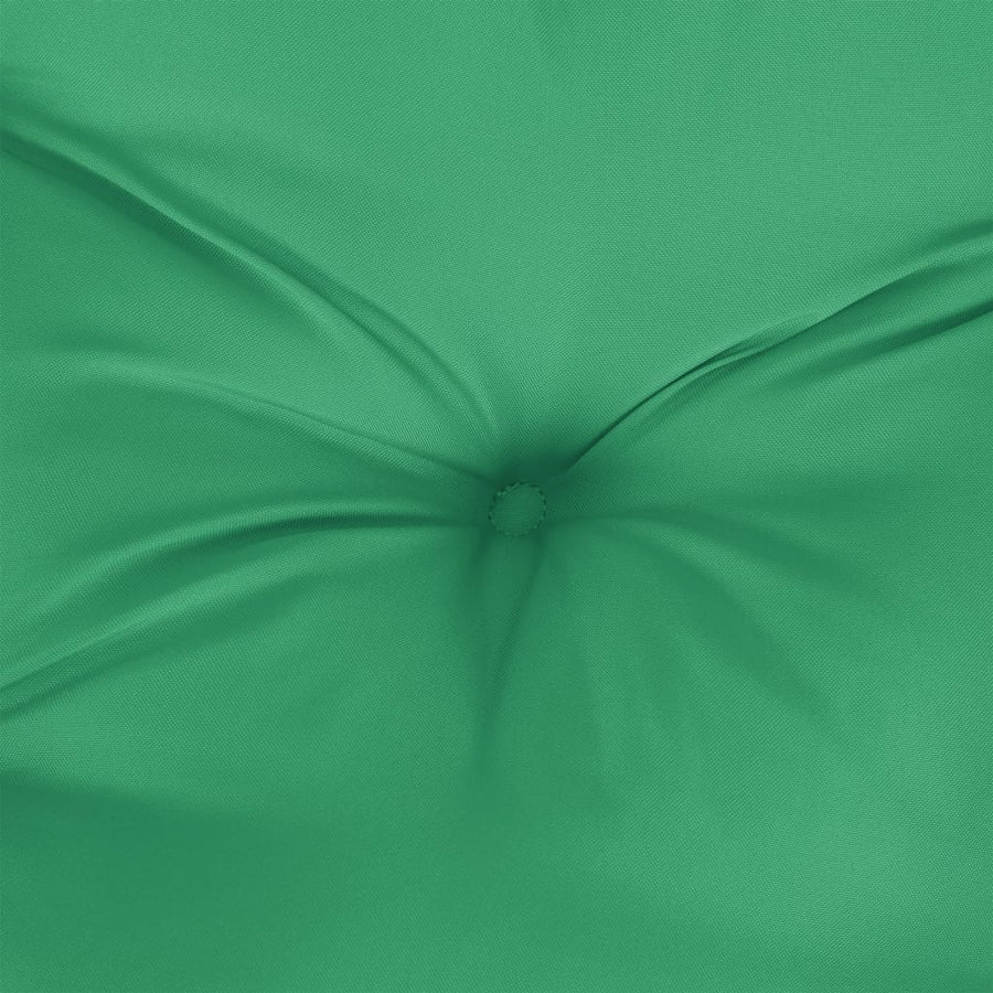Palletkussen 80x40x12 cm stof groen