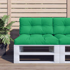 Pallet cushion 80x40x12 cm fabric green