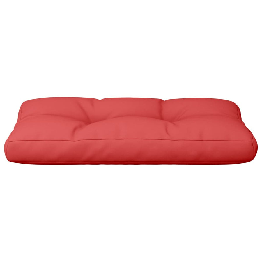Palletkussen 80x40x12 cm stof rood