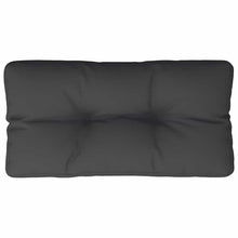 Palletkussen Stof Zwart 80 x 40 x 12 cm