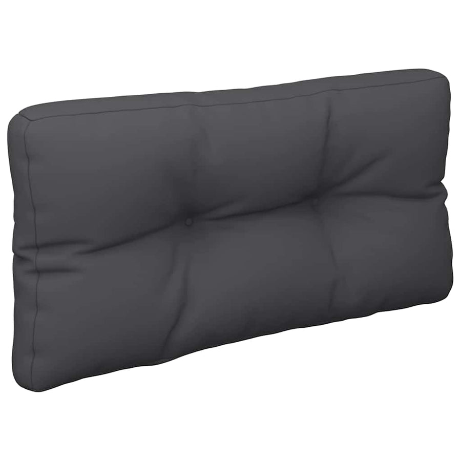 Palletkussen Stof Zwart 80 x 40 x 12 cm