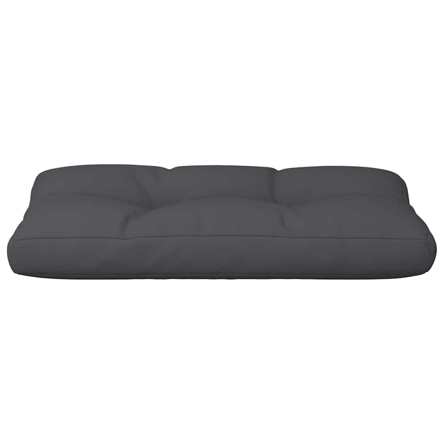 Palletkussen Stof Zwart 80 x 40 x 12 cm