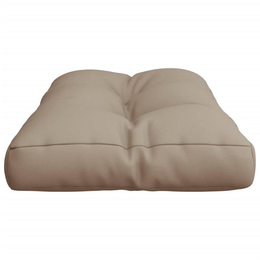 Palletkussen 80x40x12 cm stof taupe