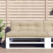 Palletkussen 120x40x12 cm beige polyester