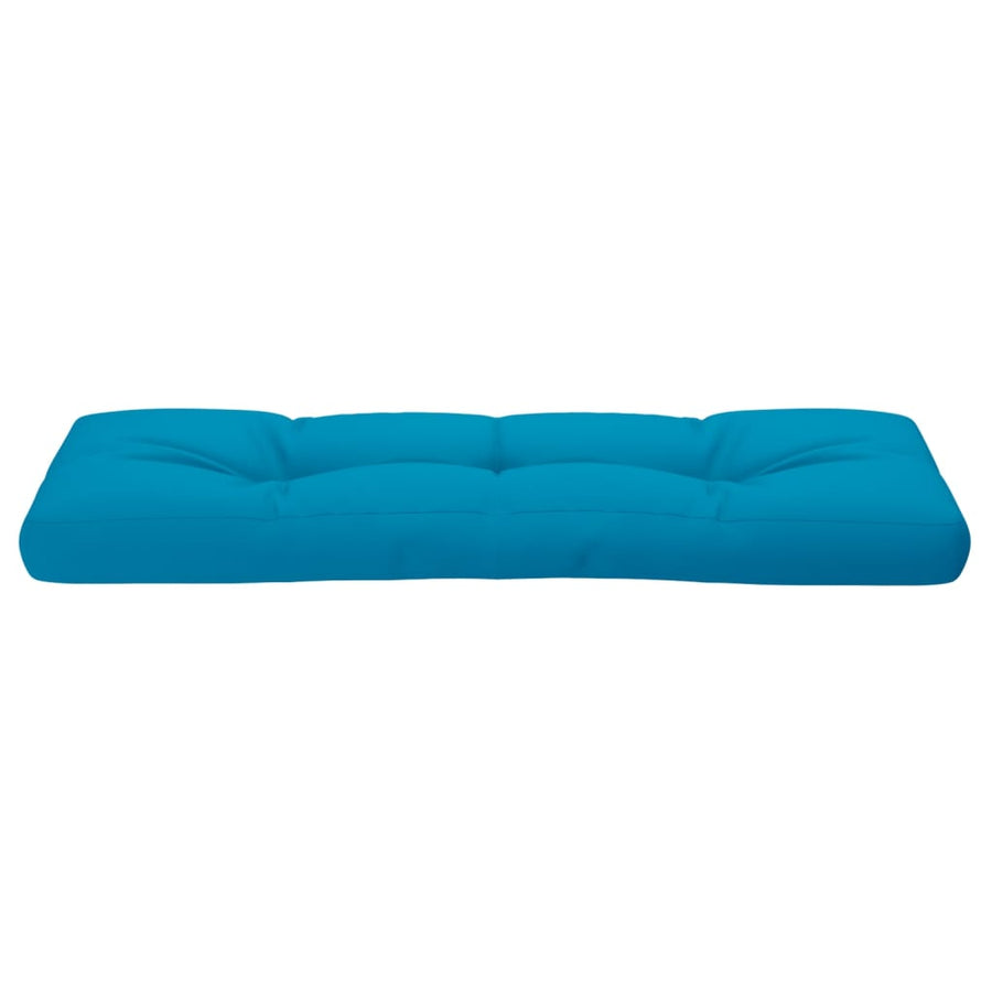 Palletkussen 120x40x12 cm stof lichtblauw