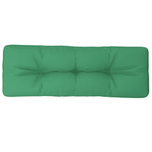Palletkussen 120x40x12 cm stof groen
