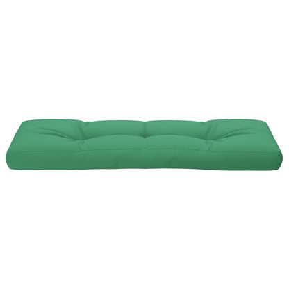 Palletkussen 120x40x12 cm stof groen