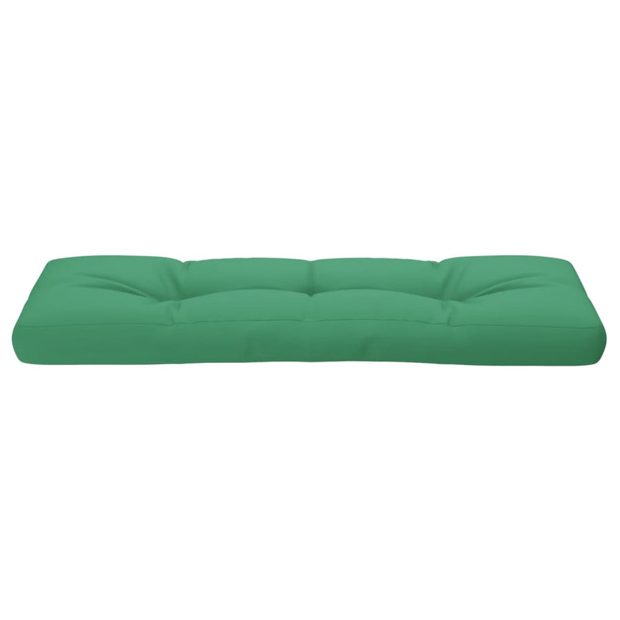 Palletkussen 120x40x12 cm stof groen