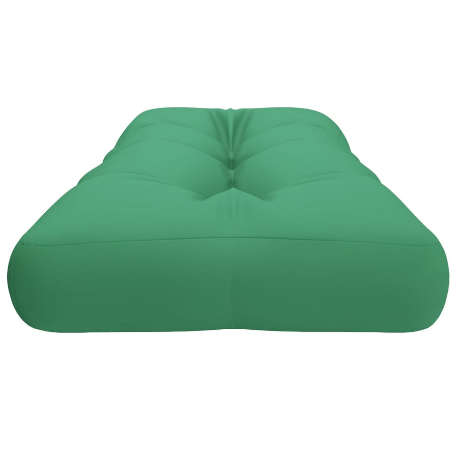 Palletkussen 120x40x12 cm stof groen