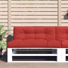 Pallet cushion 120x40x12 cm fabric red