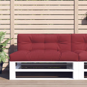 Palletkussen 120x40x12 cm wijnrood polyester