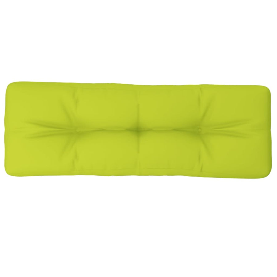 Palletkussen 120x40x12 cm stof heldergroen