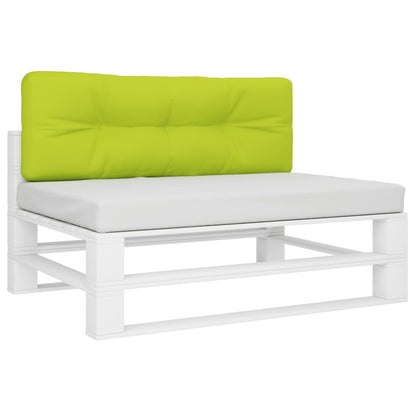 Palletkussen 120x40x12 cm stof heldergroen