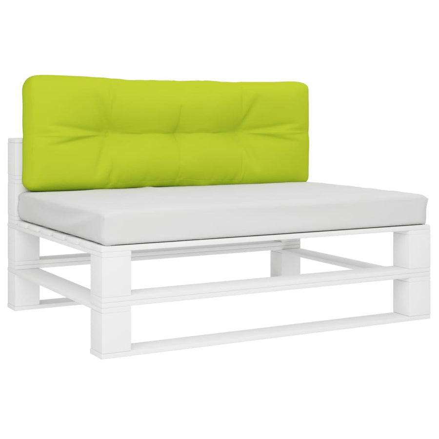 Palletkussen 120x40x12 cm stof heldergroen