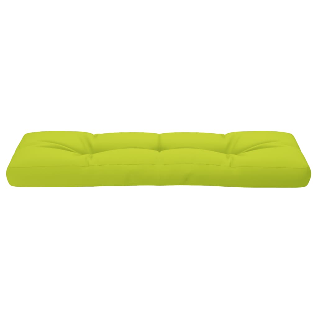 Palletkussen 120x40x12 cm stof heldergroen