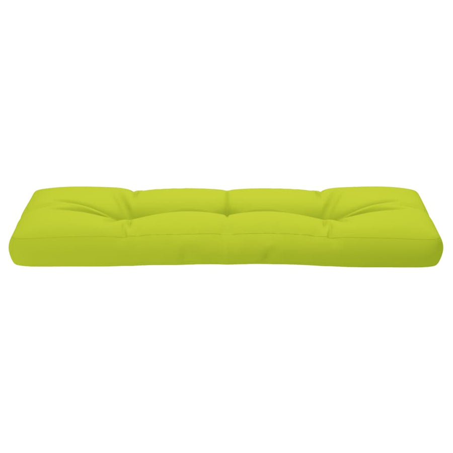 Palletkussen 120x40x12 cm stof heldergroen