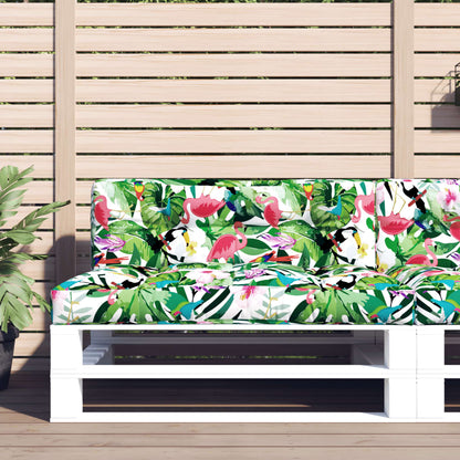Palletkussen 120x40x12 cm stof meerkleurig 120 x 40 x 12 cm