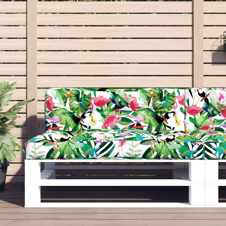 Palletkussen 120x40x12 cm stof meerkleurig 120 x 40 x 12 cm