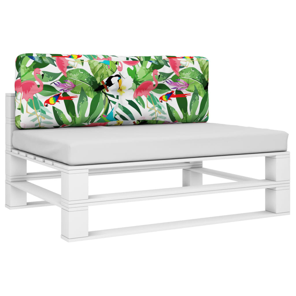 Palletkussen 120x40x12 cm stof meerkleurig 120 x 40 x 12 cm
